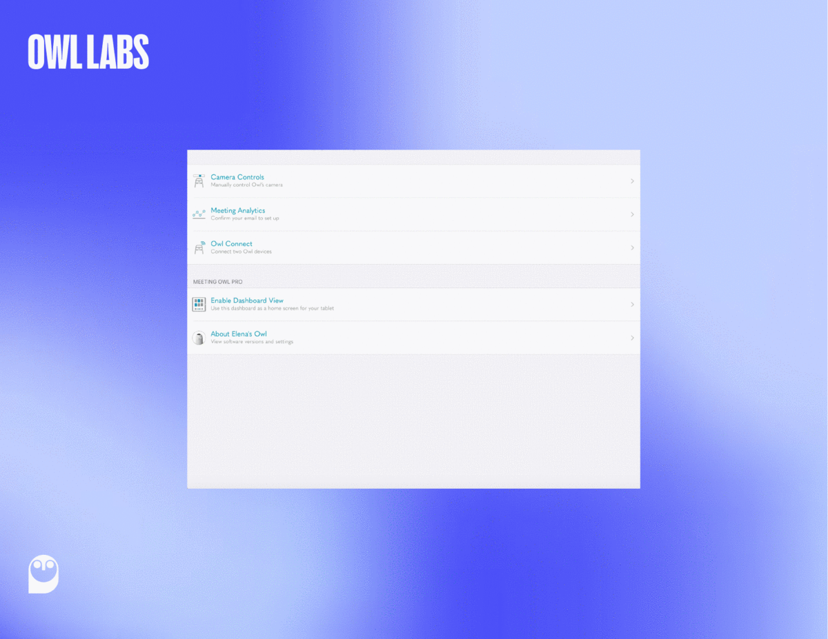 Owl Labs for Education How to Use the Meeting Owl for Hybrid and